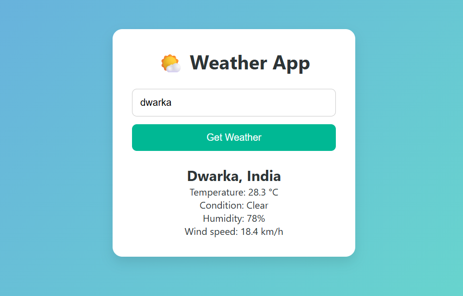 Weather App